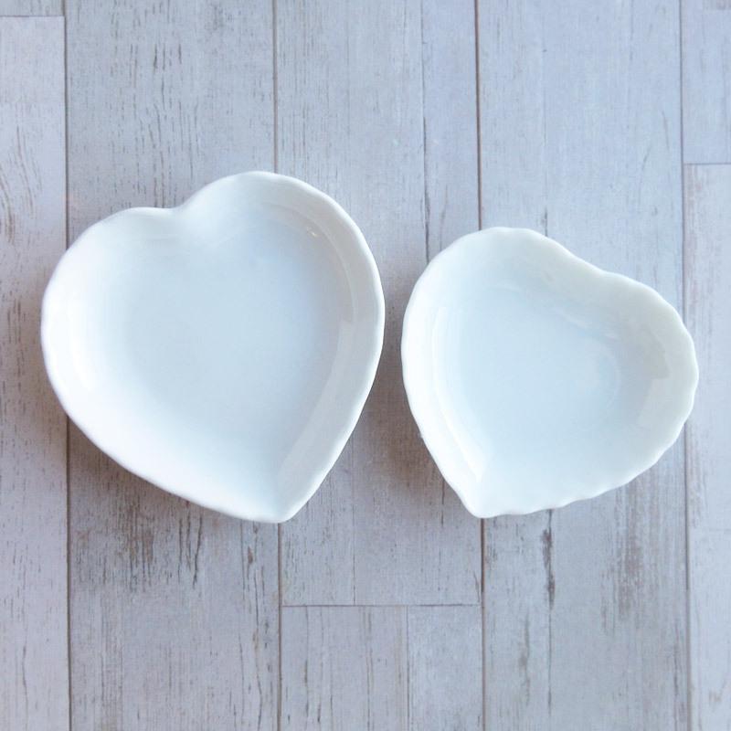 プレート 洋食器 ハート型 バレンタイン かわいい 豆皿 おしゃれ 小皿