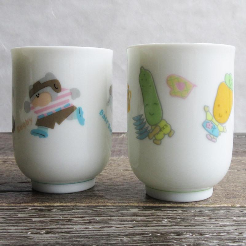 湯呑 180cc 和食器 子供用食器 ゆのみ 湯飲み 陶器 軽量 小さめサイズ