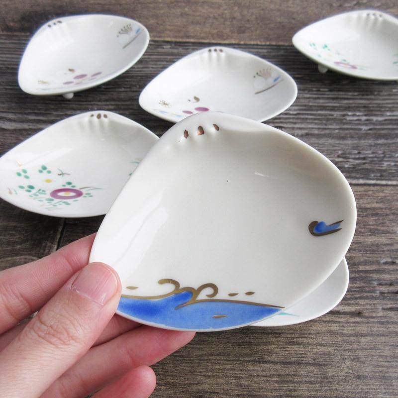 小皿 和食器 小鉢 珍味鉢 はまぐり ハマグリ 貝型 貝がら 小付 小付け