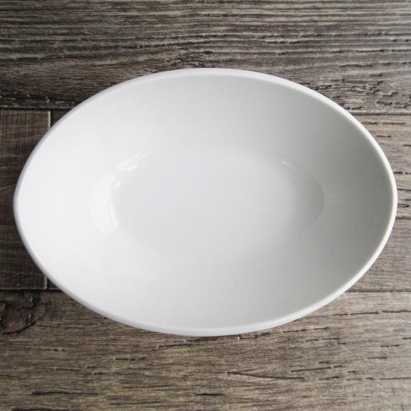 ボウル 21.5cm 洋食器 中鉢 煮鉢 盛り鉢 カレー皿 ホワイト 白い器