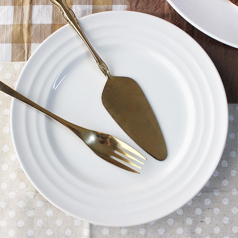 白い食器 リムプレート 波紋 23.1cm ※鉄粉・粒等あり / 丸皿 ミート皿