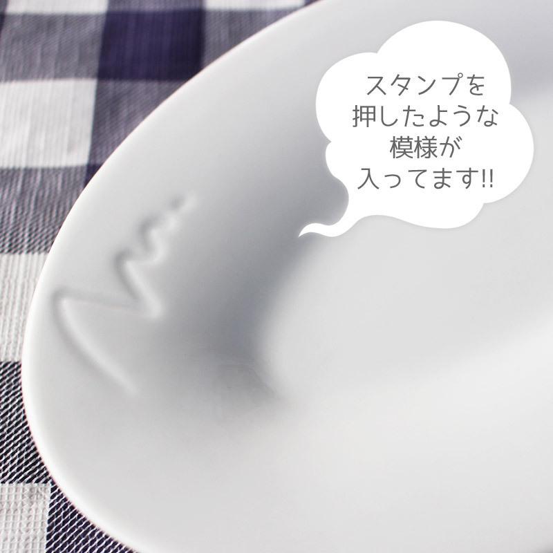 ホワイト オーバルプレート 小 18.8cm / 白い食器 オーバルプレート 持ちやすい 洋食器 楕円形 シンプル 19cm 楕円皿 白 陶磁器 中皿｜saramiki｜05