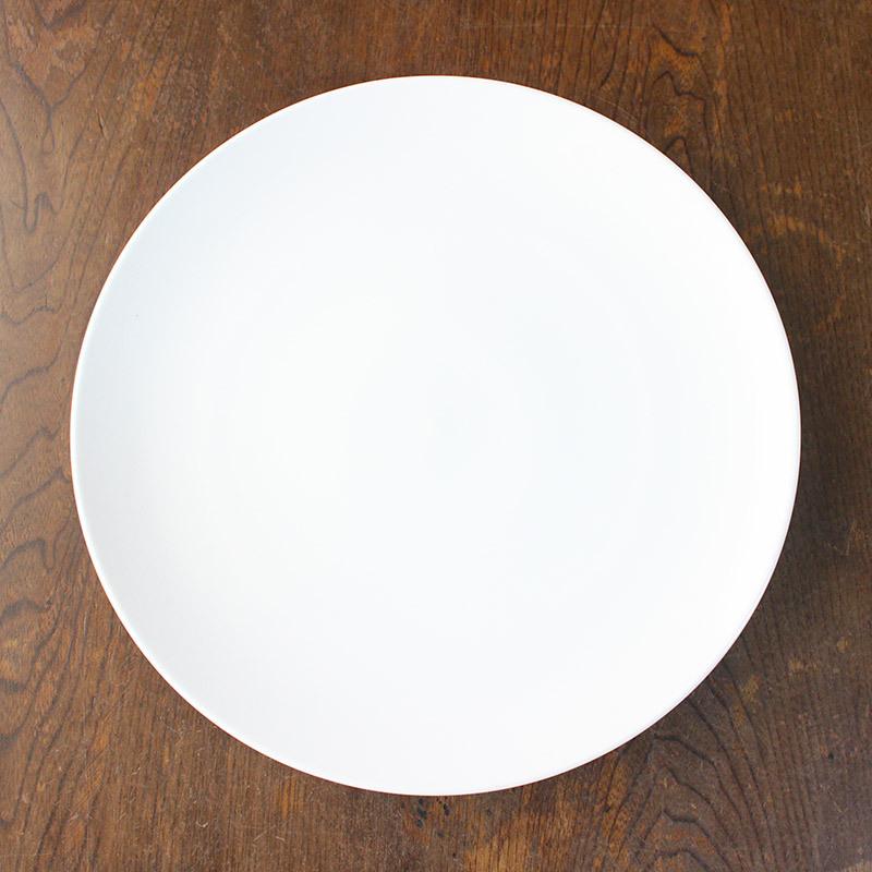 プレート 31cm 大皿 洋食器 パーティー用 メタ皿 ピザ皿 白 / ホワイト 
