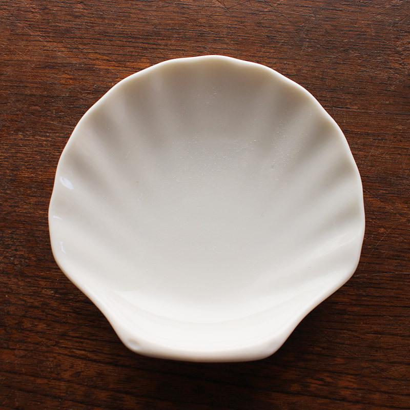 小皿 9.5cm プレート 食器 シェルプレート シェルトレイ 貝の形 豆皿