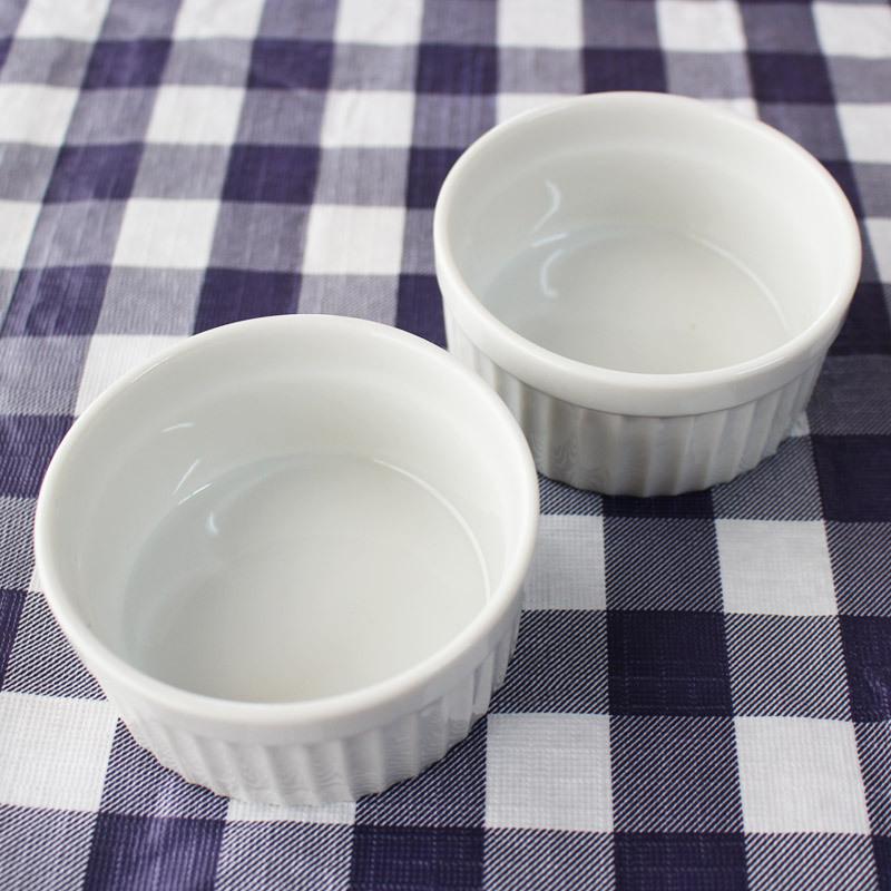 ココット 8.8cm 160cc ホワイト スフレ ココット皿 白色 オーブン対応