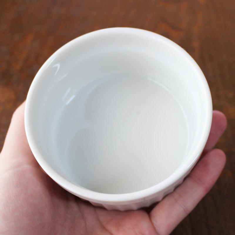 ココット 8.8cm 160cc ホワイト スフレ ココット皿 白色 オーブン対応