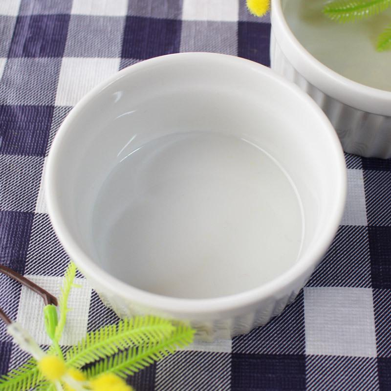 ココット 8.8cm 160cc ホワイト スフレ ココット皿 白色 オーブン対応