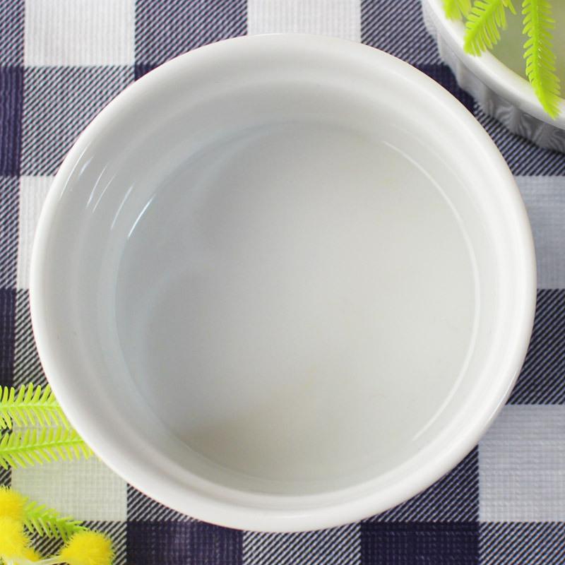 ココット 8.8cm 160cc ホワイト スフレ ココット皿 白色 オーブン対応