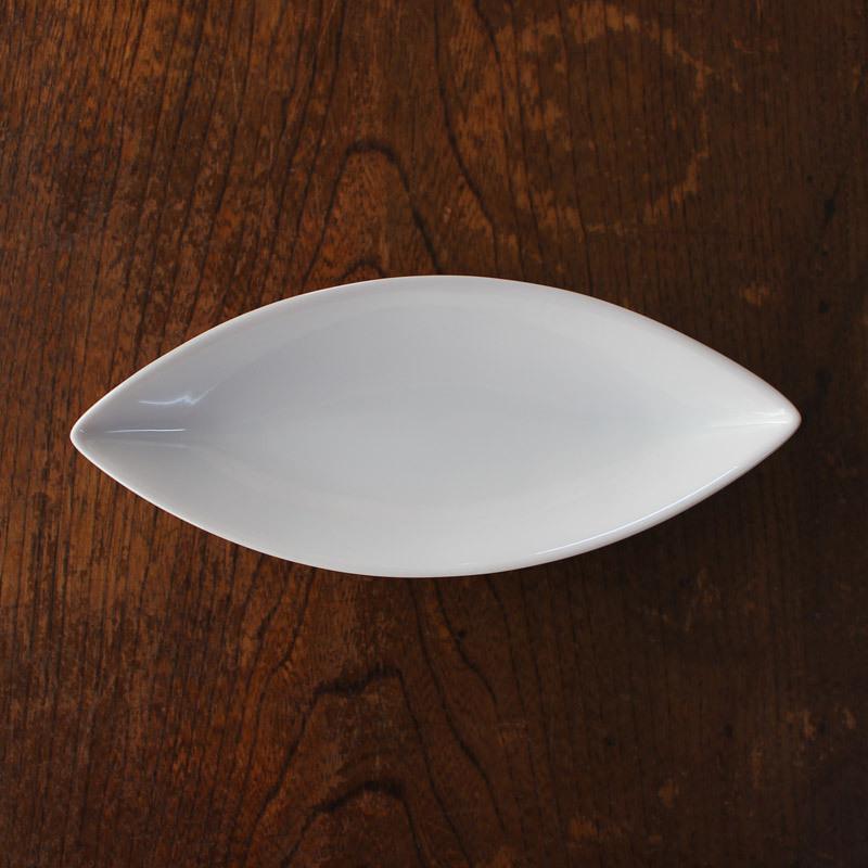 皿 16cm プレート 洋食器 白い食器 舟形皿 ベーカー皿 ボート 陶磁器