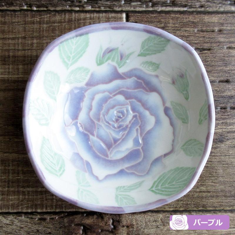 バラの花柄 陶器食器セット Amazon.co.jp: 食器 赤薔薇 碗皿セット 小花柄 ギフトボックス