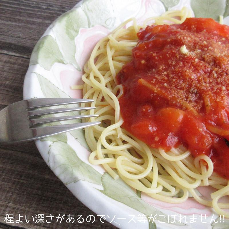 オリエントローズ 渕フリルカレー皿（5色選択）Φ22.2cm / バラ柄食器 ローズシリーズ 薔薇 丸皿 プレート パスタ 日本製 陶磁器 有見窯 サラーミキオリジナル｜saramiki｜15