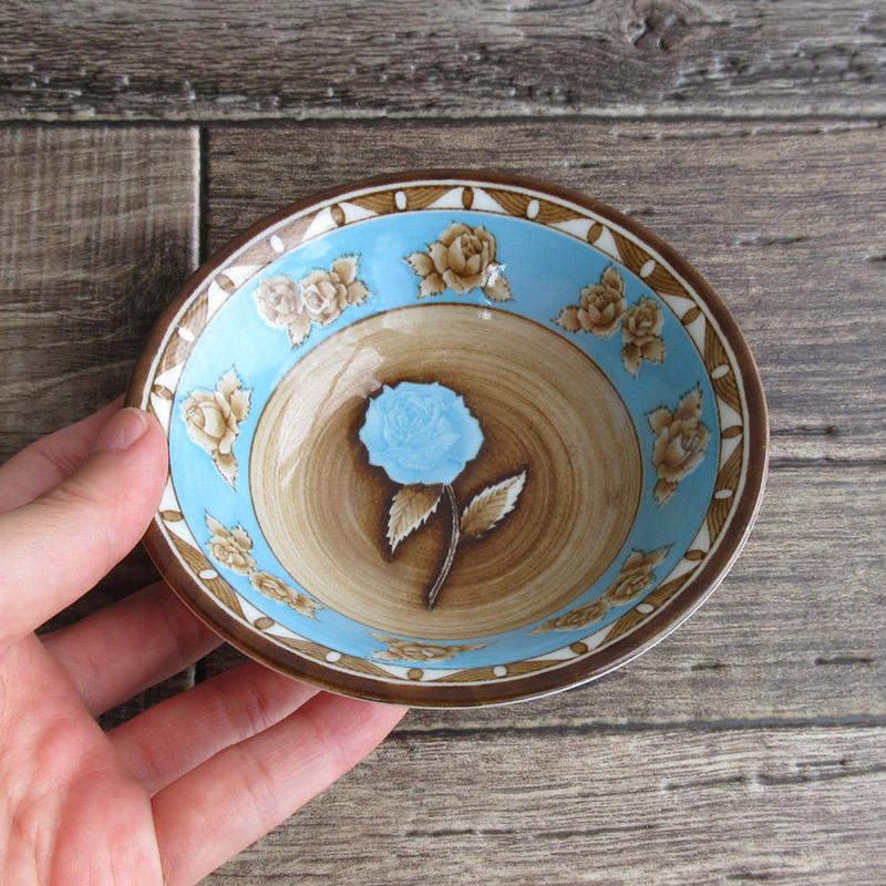 フルーツ皿 ボウル フルーツ鉢 ミニボウル 薔薇 バラ柄の食器