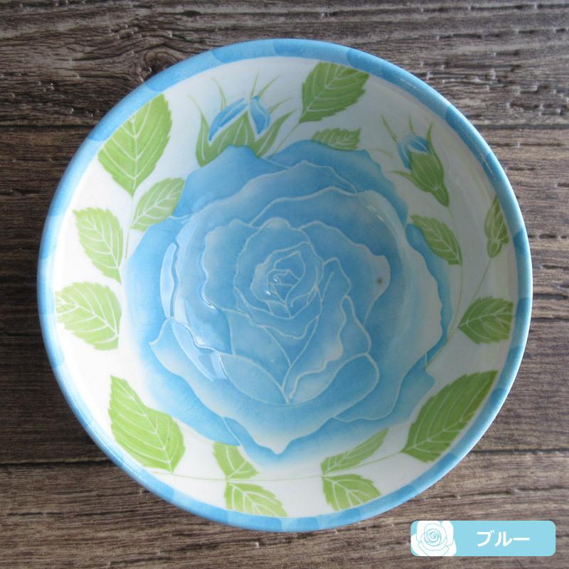 どんぶり 15cm 丼 和食器 4.8寸 茶漬碗 日本製 美濃焼 丼ぶり 薔薇