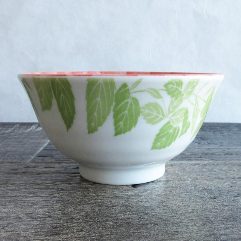 ご飯茶碗 和食器 茶碗 スープ ミニ丼 日本製 美濃焼 バラ柄の食器 飯碗