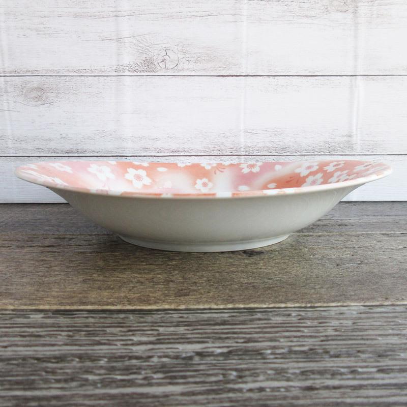 カレー皿 食器 プレート 楕円皿 桜の花 サクラ 花柄 美濃焼 パスタ