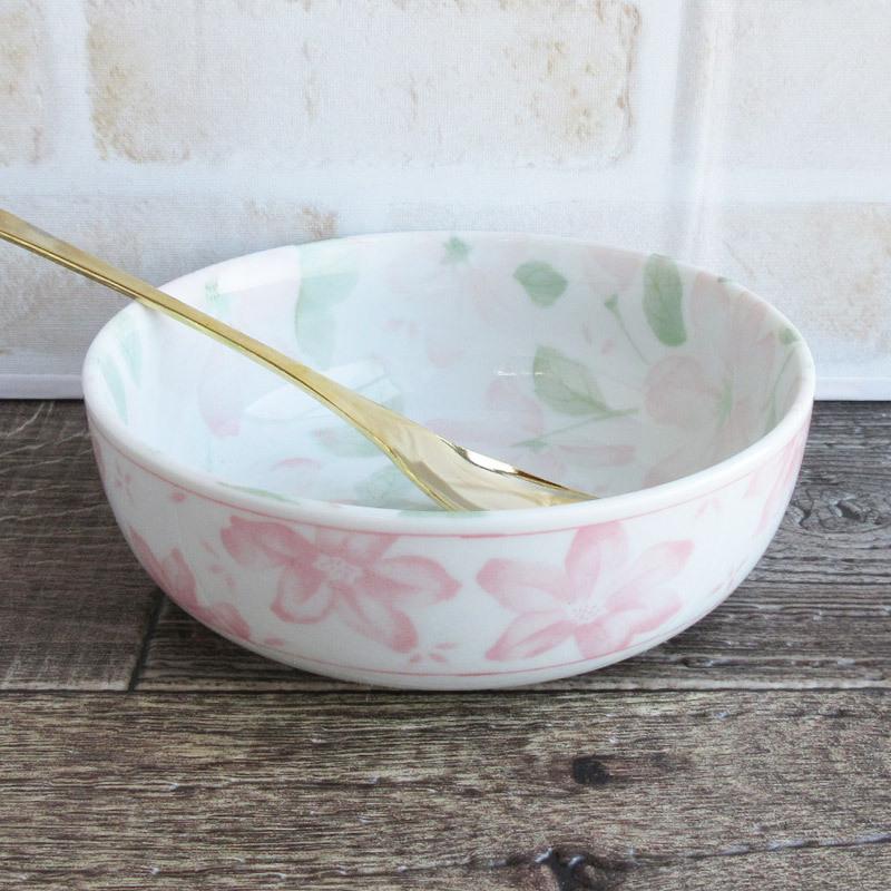 ボウル 浅鉢 14.2cm 日本製 美濃焼 オートミール鉢 シリアルボウル