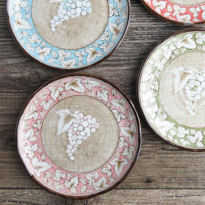 プレート 皿 16.5cm 洋食器 ケーキ皿 アンティーク風 日本製 陶磁器