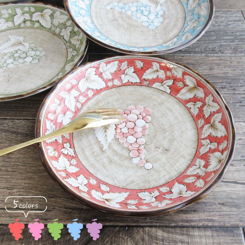 プレート 皿 洋食器 カレー パスタ アンティーク風 日本製 陶磁器