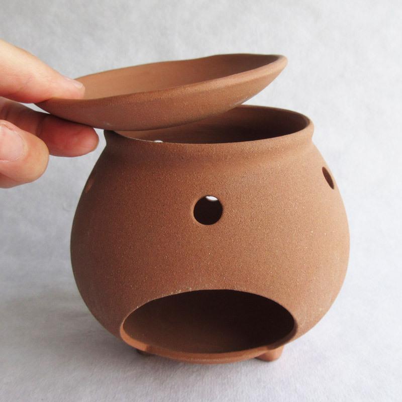 茶香炉 和風 陶器 ロウソク式 アロマポット キャンドルライト 癒し