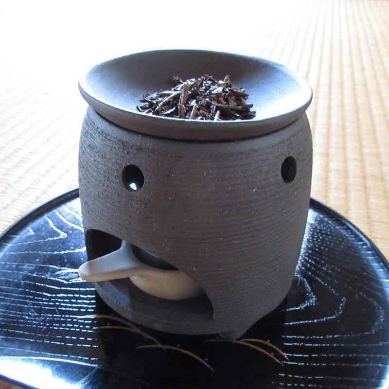 茶香炉 和風 陶器 ロウソク式 アロマポット キャンドルライト 癒し