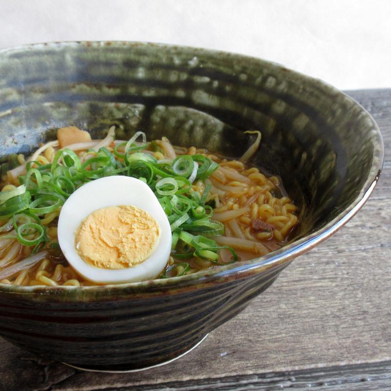 どんぶり 丼 食器 丼ぶり 和風 渋い ラーメン丼 麺鉢 1200cc カーキ