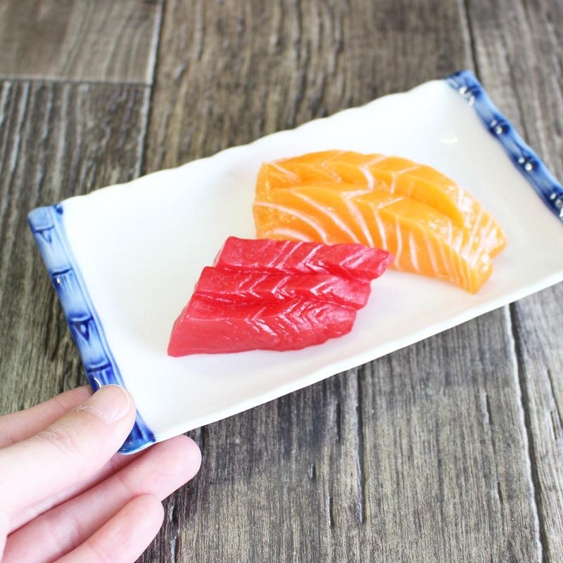 長角皿 17cm 刺身皿 焼き物皿 スクエア お刺身 天ぷら 焼魚 卵焼き 和