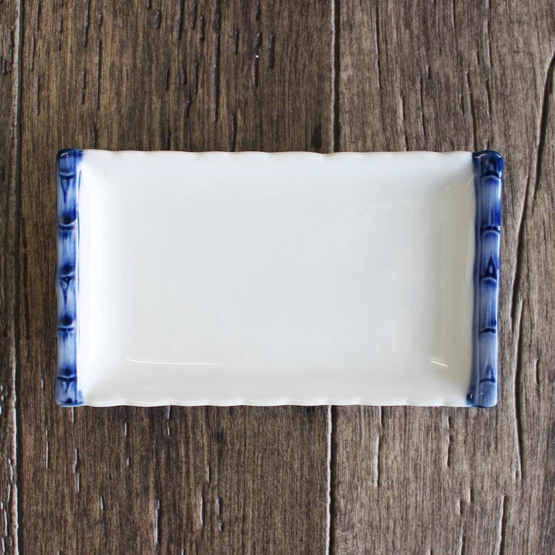 長角皿 17cm 刺身皿 焼き物皿 スクエア お刺身 天ぷら 焼魚 卵焼き 和