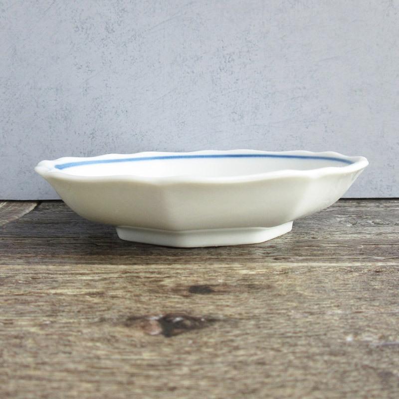 C13-2/在銘/プラチナ縁 刺身皿大9客・小11客/共箱/葉形皿/小皿/向付 C13-2/在銘/プラチナ縁 刺身皿大9客・小11客/共箱/