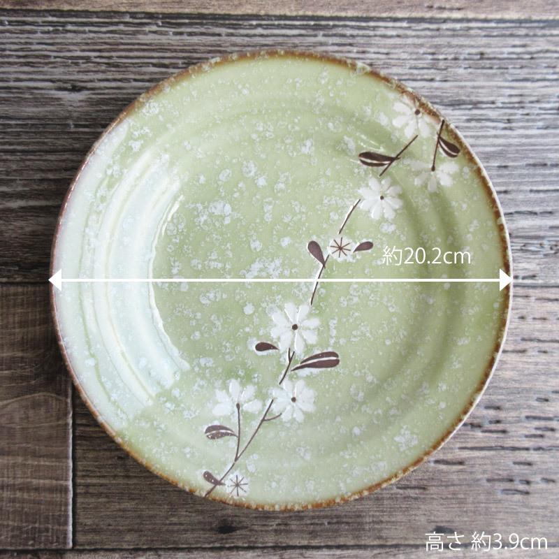 美濃焼 麺皿 6.5寸（11柄選択）/ 20.2cm 丸皿 深皿 和食器 麺鉢 美濃焼  