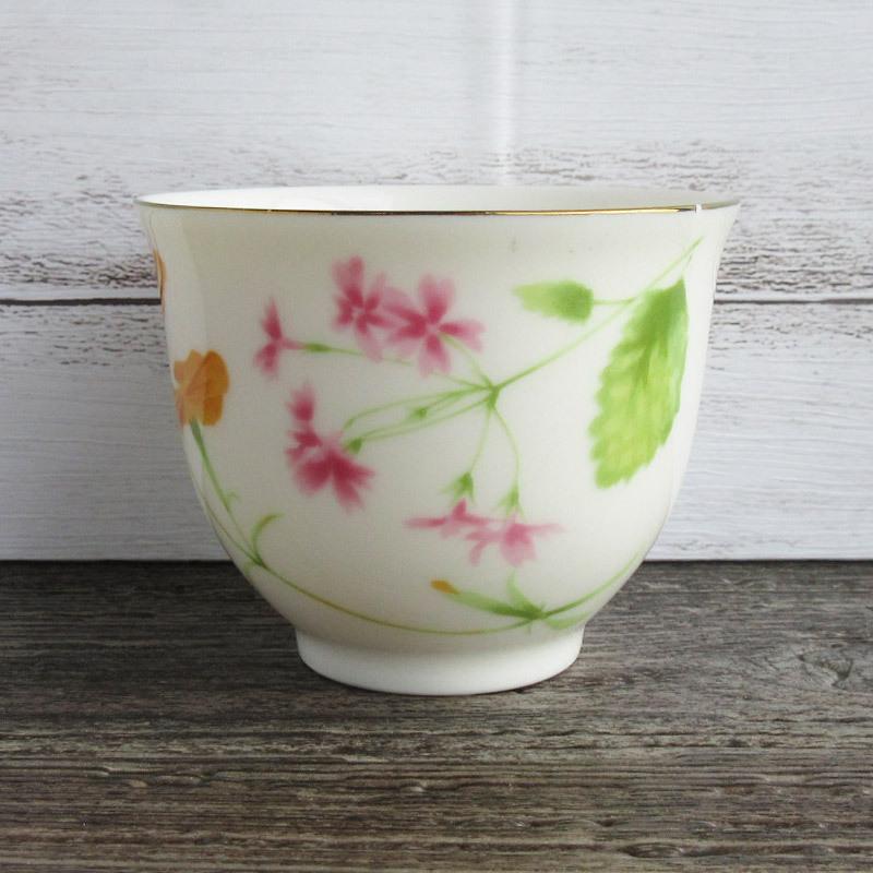 湯呑 200cc 湯呑み 煎茶 湯飲み ゆのみ 花柄 和食器 / 花ガーデン 煎茶