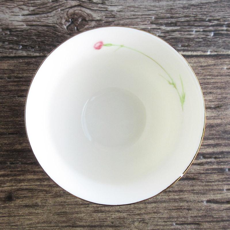 花柄茶碗、陶磁器、茶器、煎茶、茶道、日本茶、中国茶、茶道具、湯呑、茶杯、茶碗 湯呑 200cc 湯呑み 煎茶 湯飲み ゆのみ 花柄 和食器 / 花ガーデン 煎茶