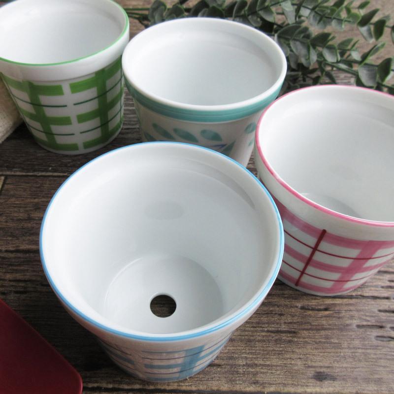 当店おまかせ カラフルなミニ植木鉢 / 陶器 おしゃれ ミニサイズ 