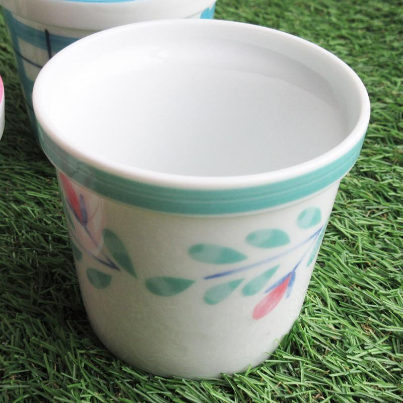 当店おまかせ カラフルなミニ植木鉢 / 陶器 おしゃれ ミニサイズ 