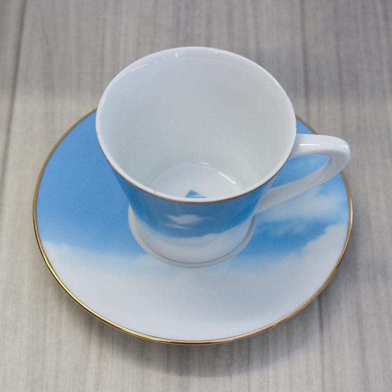 カップ&ソーサー 洋食器 青 ブルー 空色 水色 スカイブルー カフェ