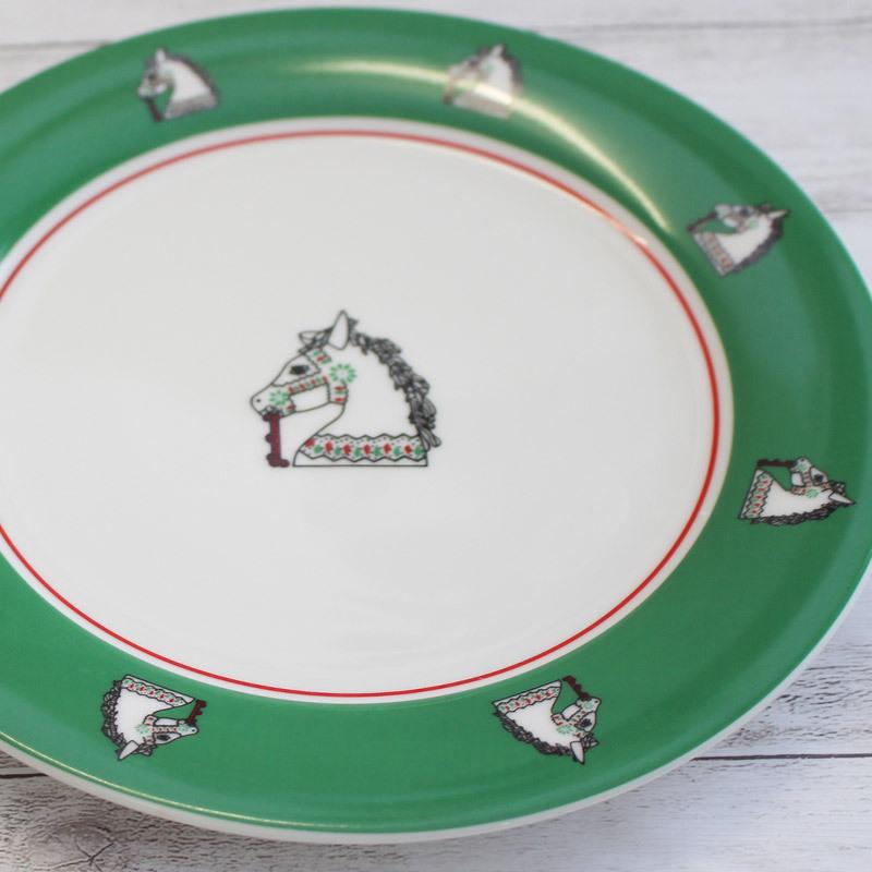 プレート 皿 洋食器 ミート皿 ディナー皿 馬 ホビーホース 動物