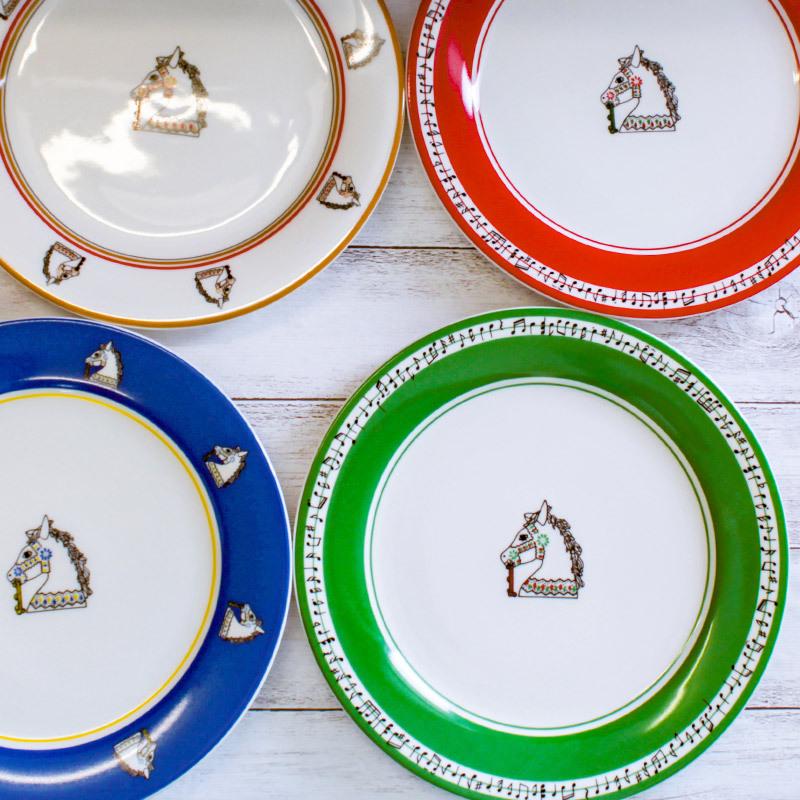 深め　飾皿　馬 馬の目皿 8寸 | Yummy Life Design Store