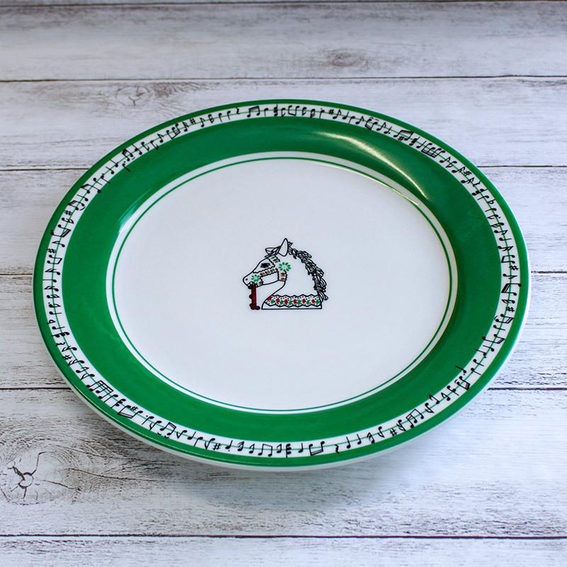 プレート 皿 洋食器 ミート皿 ディナー皿 馬 ホビーホース 動物