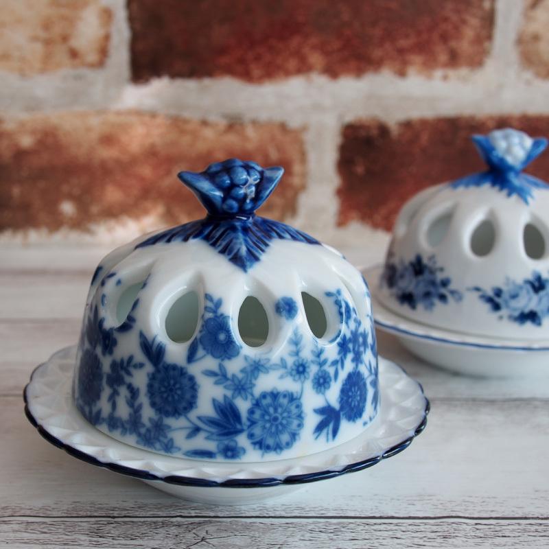 ポプリケース ポプリ容器 ポプリ入れ インセンスホルダー 香炉 陶器