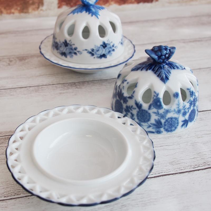 ポプリケース ポプリ容器 ポプリ入れ インセンスホルダー 香炉 陶器