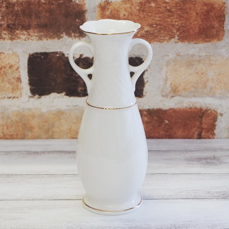 完売】アンティーク風 バラ モチーフ 花瓶 / フラワーベース 花器 雑貨