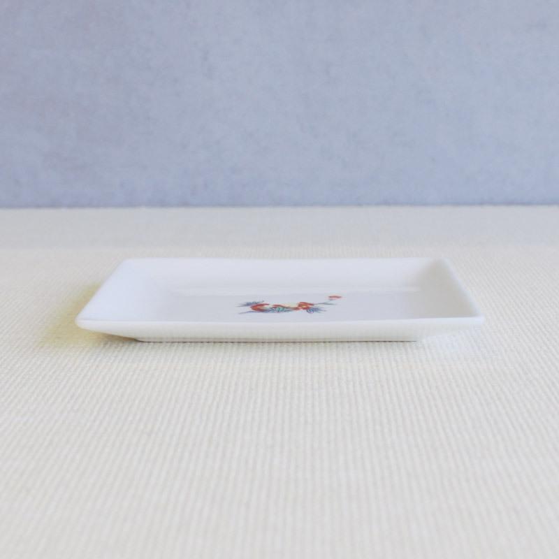 長角皿 角皿 小皿 和食器 和風 漬物皿 珍味 お茶請け 和菓子 柿右衛門