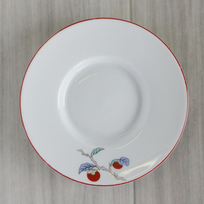 カップ&ソーサー 洋食器 柿右衛門写し 柿の木 赤絵 和風 デミタス