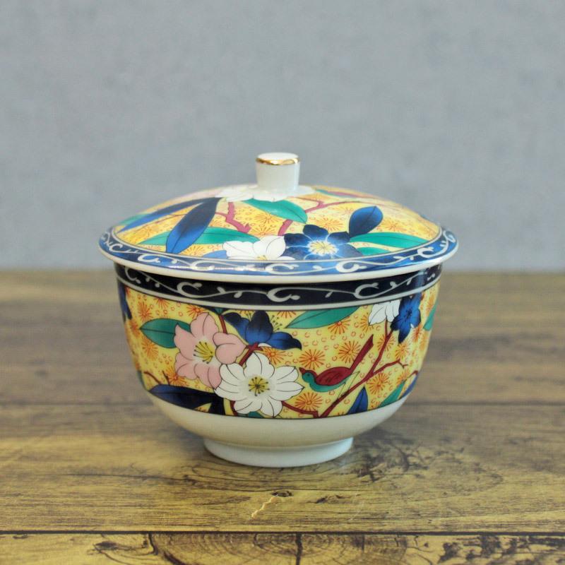 京友禅 蓋付汲出(柄おまかせ) / 蓋つき 煎茶碗 煎茶 湯飲み 翔 京友禅 蓋付汲出(柄おまかせ) / 蓋つき 煎茶碗 煎茶 湯飲み 翔