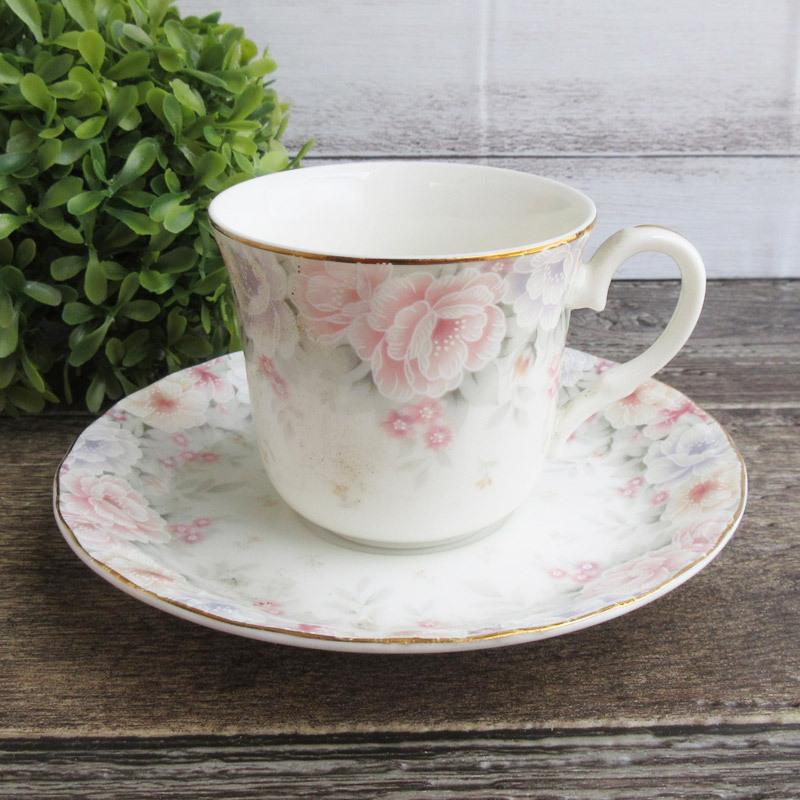 NARUMI 【完売】ナルミ 花柄 カップ＆ソーサー / CHINA ナルミチャイナ