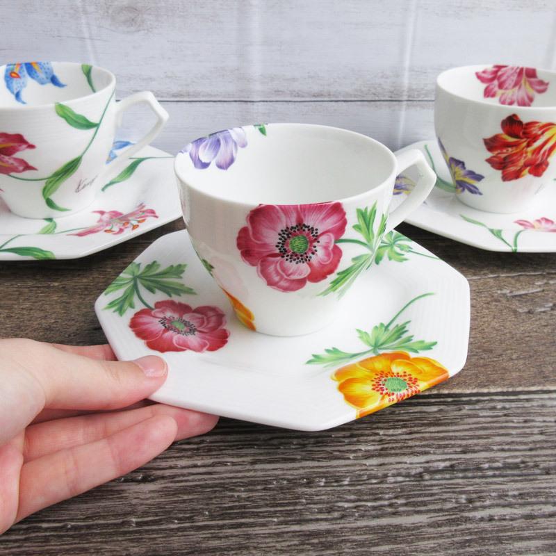 ケンゾーカップ&ソーサー　ケンゾー食器　ケンゾーフローラリ　LANCELカップ ケンゾーカップ&ソーサーケンゾー食器ケンゾーフローラリLANCELカップ