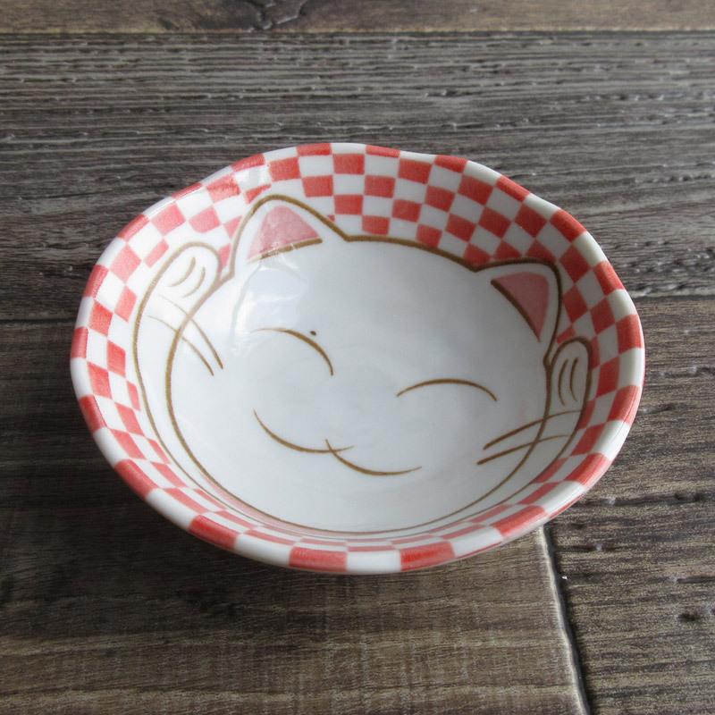 小鉢 ボウル 和食器 招き猫 ネコ ねこ 猫柄の食器 風水 縁起物