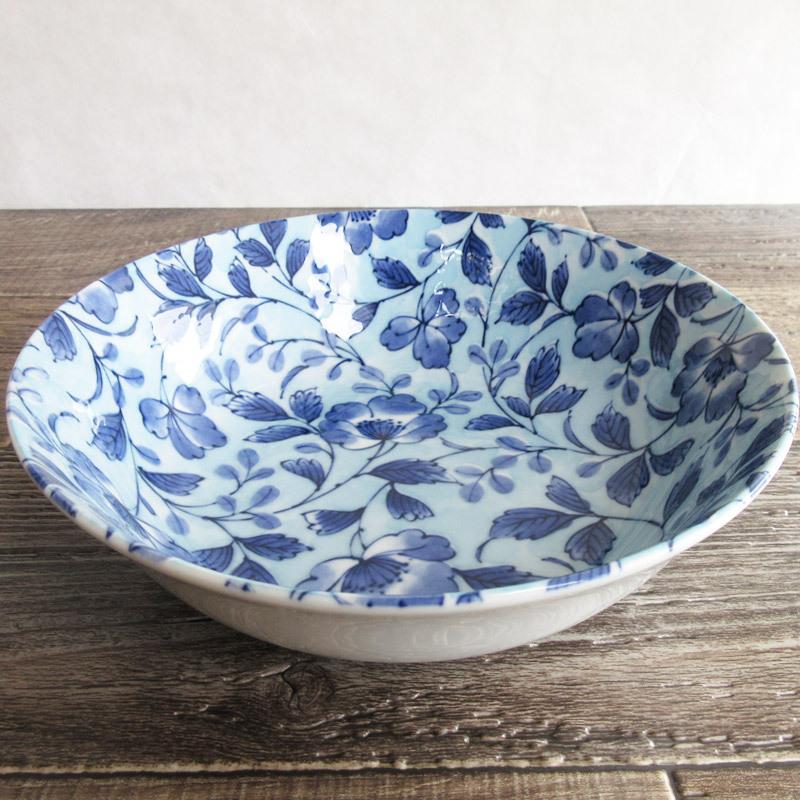   青い花柄 ボウル 約20cm kukka-クッカ- Sボウル （全2カラー） | フィンランド語で『花』を意味