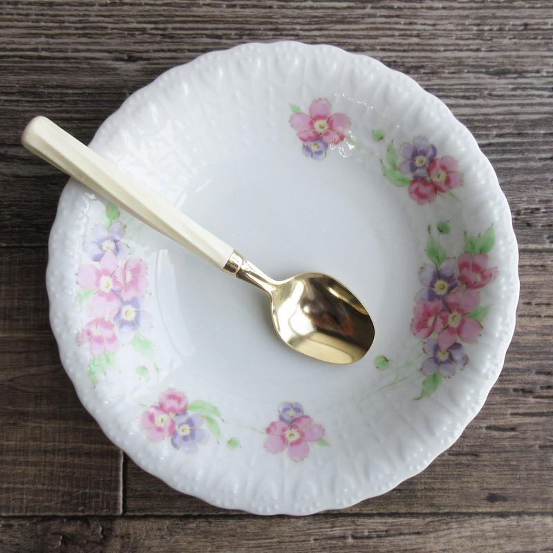 昭和レトロ ピンクの花束 クープ皿 21cm / 当店オリジナル 花柄