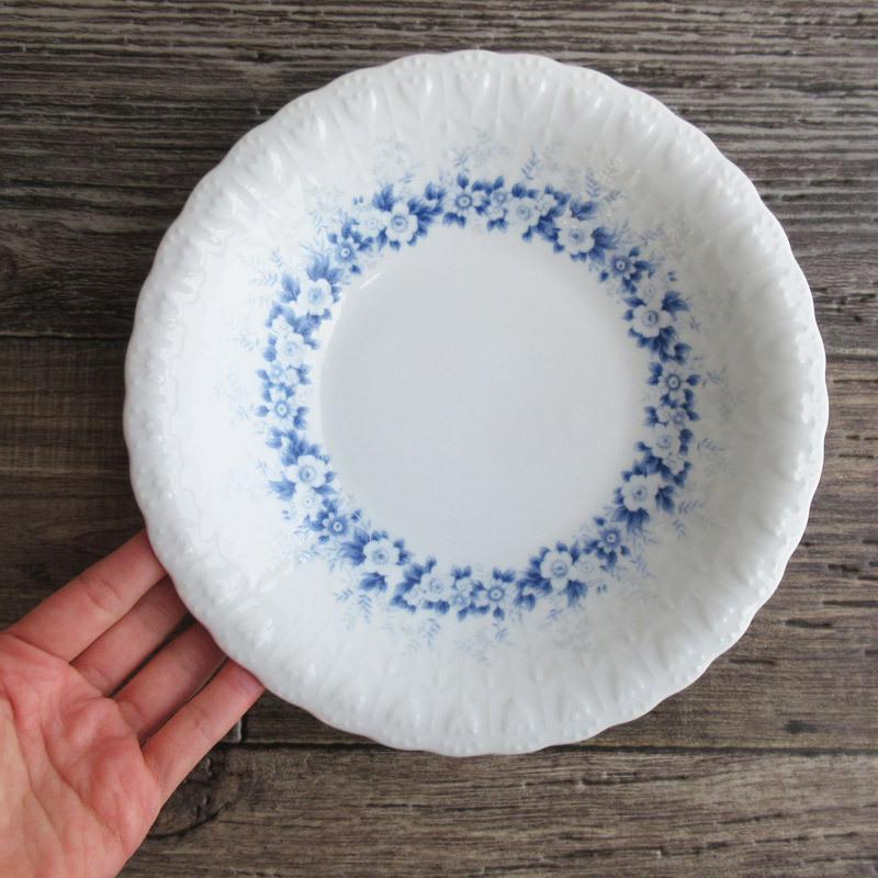 クープ皿 日本製 食器 花柄 花冠 深皿 パスタ スープ サラダ デッド