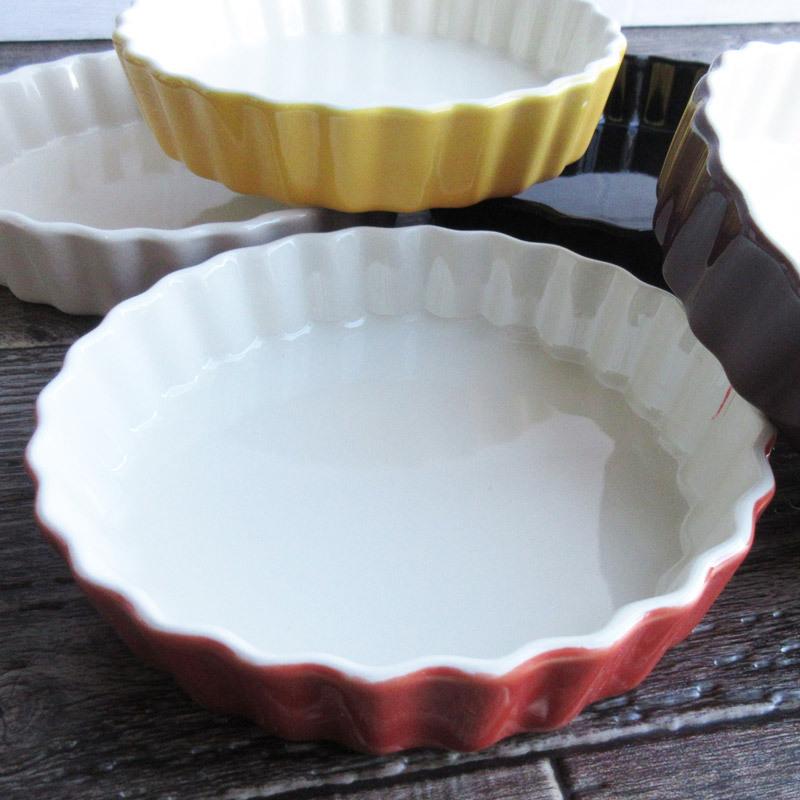 パイ皿 ココット スフレ オーブンOK 耐熱 グラタン鉢 温かみのある